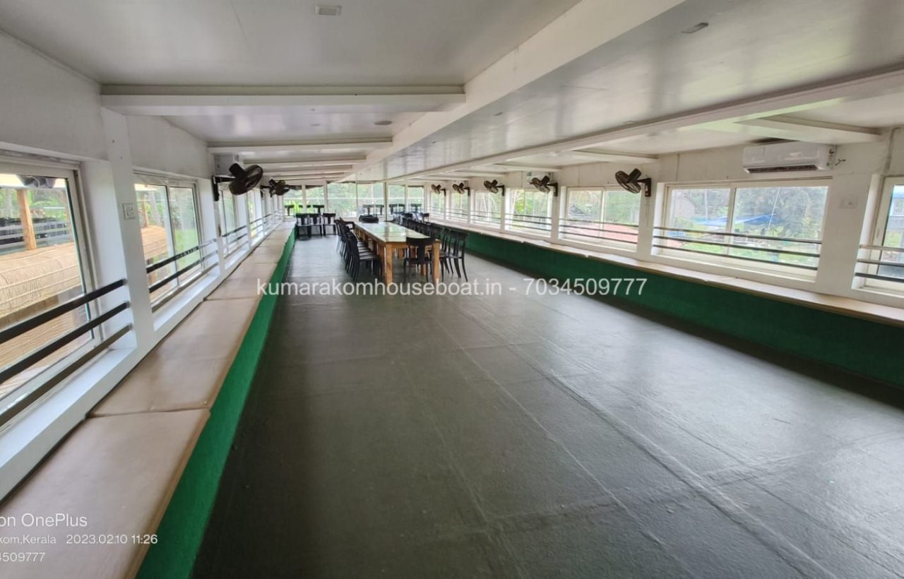 upperdeck dining kumarakom boat house